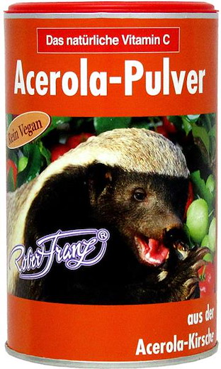Acerola-Pulver das natürliche Vitamin C