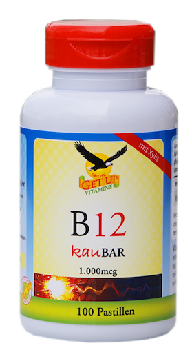 Vitamin B12 kauBAR – mit Xylit gesüsst - Nahrungsergänzungsmittel 