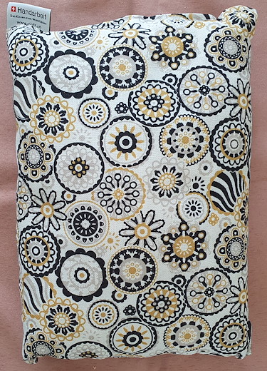 Arvenkissen Mandala braun/blau