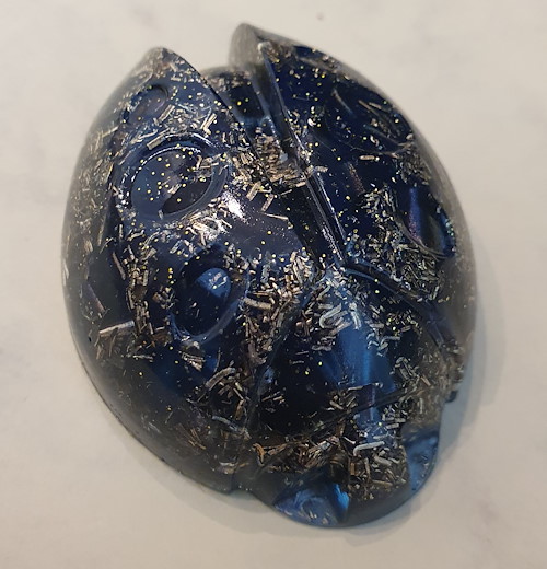 Orgonit Marienkäfer blau